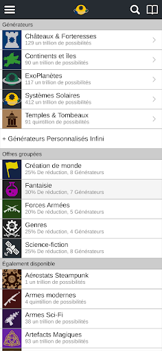 Aperçu de l'application