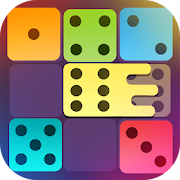 Dominoes puzzle - merge blocks with same numbers