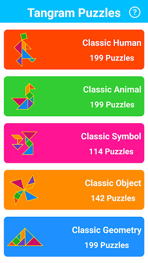 Android application Tangram Puzzles 1000 screenshort