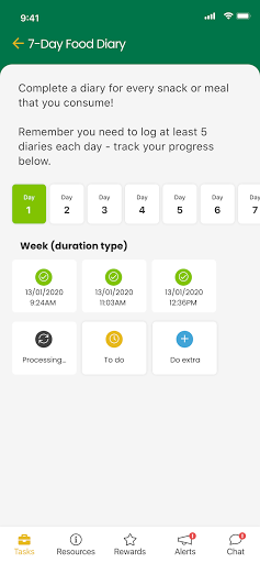 What I Eat Screen 2