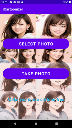 Android application iCartoonizer:Not only the head screenshort