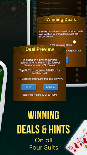 Spider Solitaire Card Games Screenshot