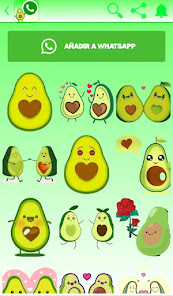 Screenshot 14 stickers Aguacate android