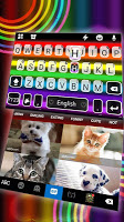 screenshot of Pride Rainbow Neon Keyboard Th