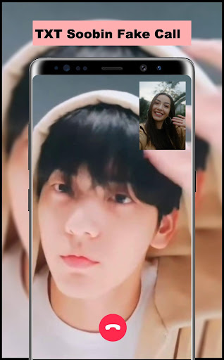 TXT Soobin Fake Call Screen 3