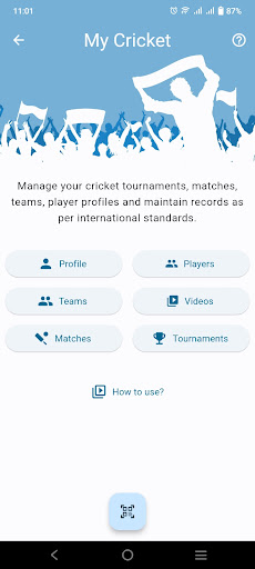 Android application CricM Cricket Scoring screenshort
