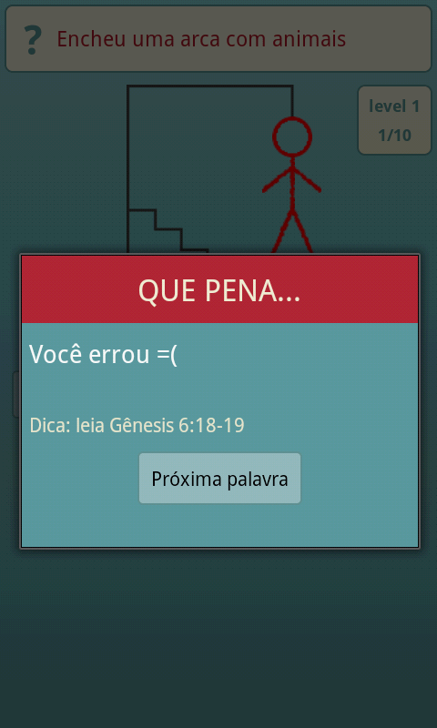 Android application Super Forca Bíblica screenshort
