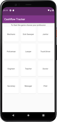 Cashflow Board Game Tracker