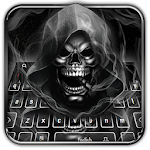 Cover Image of Download Smoke Death Skull Keyboard Theme 10001002 APK