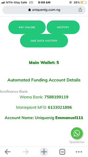 UniqueNig data card pin vtu