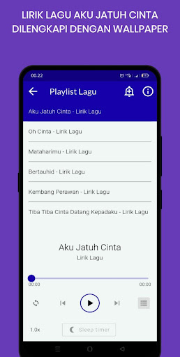 Lirik Lagu Aku Jatuh Cinta Screenshot 4 - AppWisp.com