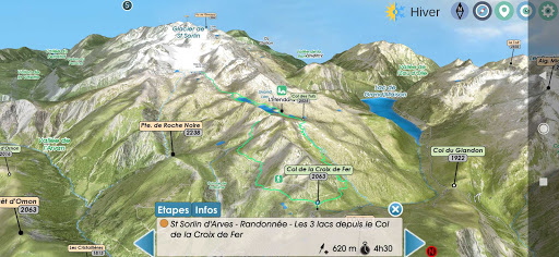 Pays des Aiguilles d’Arves 3D Screen 2