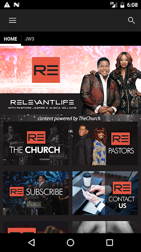 Android application Relevant Life TV screenshort