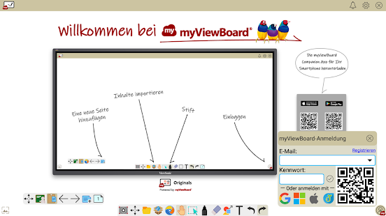 myViewBoard Whiteboard Screenshot