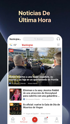 Vista previa de la aplicación