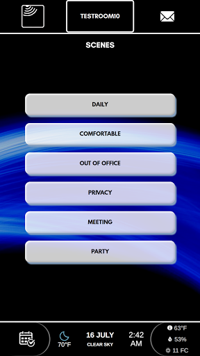 Android application ControlPortal screenshort