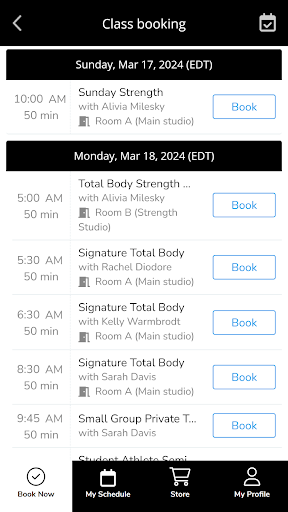 Blueprint Health & Fitness Screen 3
