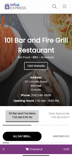 101 Bar and Fire Grill Restaur Screen 2