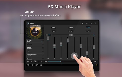 צילום מסך של KX Music Player Pro