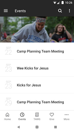 Mt. Hope Bible Camp Screen 2