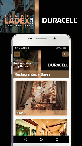 Android application Duracell Summit screenshort