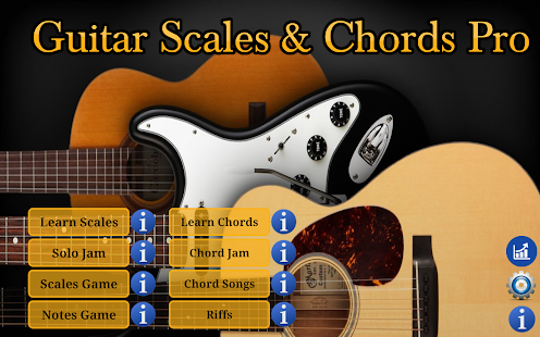 Guitar Scales & Chords Pro Ekran görüntüsü