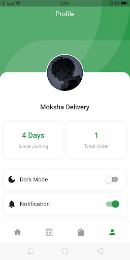 Android application Nepali Krishi Bazar Delivery screenshort