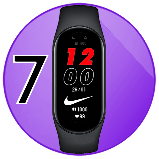 Mi Band 7 Watchfaces 7_black Icon