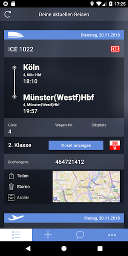Android application ibe.de screenshort