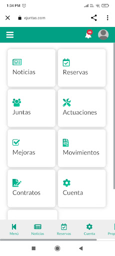 Android application Haz comunidad - EJUNTAS screenshort