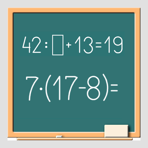 Math on chalkboard  Icon