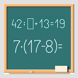 Icon image Math on chalkboard