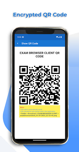 Exam Browser Client Screen 3