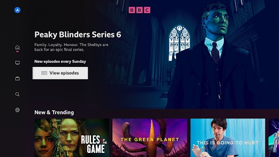 BBC iPlayer Captura de tela