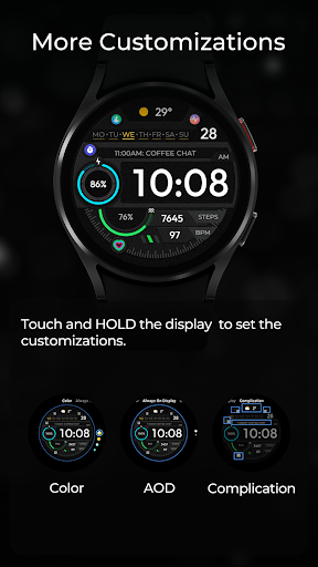 TVV Sport 5 Digital Watch Face screenshot 5