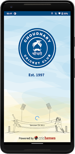 Android application Choudhary Cricket Club screenshort