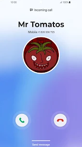 Fake Call: Mr Hungry Tomato