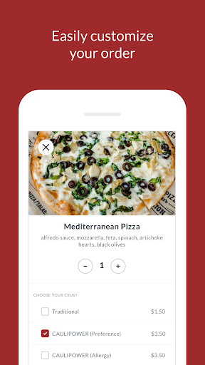 PizzaRev Screen 2