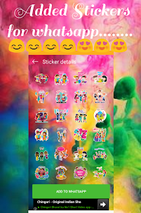 Holi Stickers For WAStickers