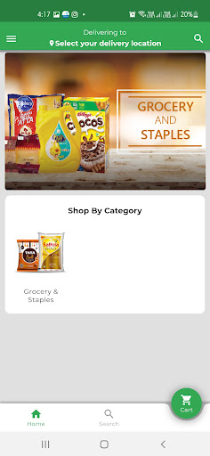 Deepak Durga - Online Grocery Screen 3