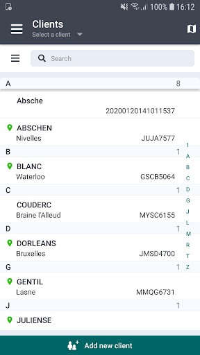 Android application SmartSales Mobile screenshort