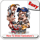 How to draw easy Caricatures icon
