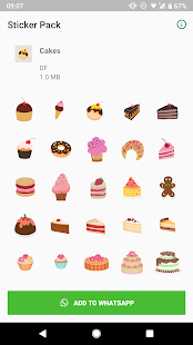 WAStickerApps - Cakes Stickers For WhatsAppスクリーンショット 