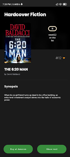 Current Bestsellers Screen 3