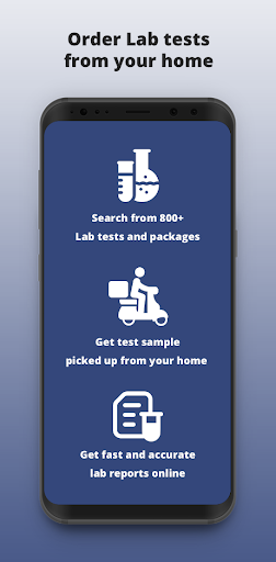 Android application Myna Path Lab screenshort