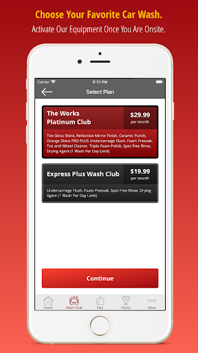 Elite Car Wash Screen 2