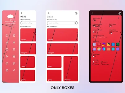 Only Boxes For KLWP