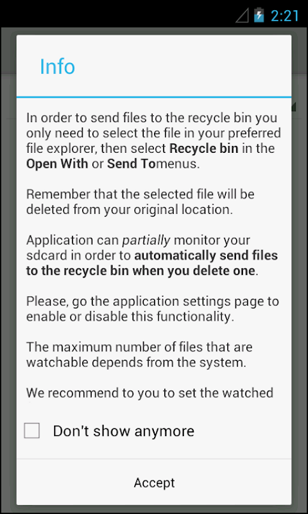 Recycle Bin - 2.4.69 - (Android)
