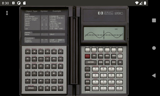 Emu28 for Android Screen 2