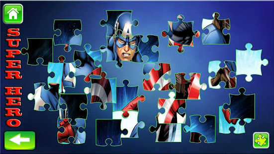 Cartoon hero Jigsaw Super puzzle games screenshots 3